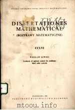 DISSERTATIONES MATHEMATICAE(ROZPRAWY MATEMATYCZNE) 256   1986  PDF电子版封面  8301068426   