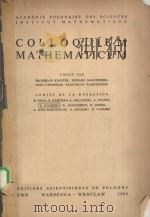 COLLOQUIUM MATHEMATICUM   1980  PDF电子版封面     