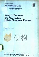 ANALYTIC FUNCTIONS AND MANIFOLDS IN INFINITE DIMENSIONAL SPACES（1974 PDF版）