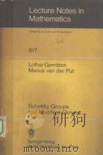 SCHOTTKY GROUPS AND MUMFORD CURVES（1980 PDF版）