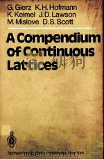A COMPENDIUM OF CONTINUOUS LATTICES（1980 PDF版）