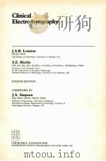 CLINICAL ELECTROMYOGRAPHY  FOURTH EDITION   1987  PDF电子版封面  0443038481  J.A.R.LENMAN，A.E.RITCHIE 