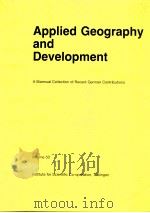 APPLIED GEOGRAPHY AND DEVELOPMENT  VOLUME 50（ PDF版）