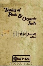 TESTING OF PEATS AND ORGANIC SOILS   1916  PDF电子版封面     