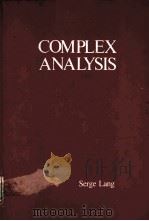 COMPLEX ANALYSIS     PDF电子版封面  0201041375  SERGE LANG 
