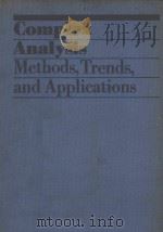 COMPLEX ANALYSIS：METHODS，TRENDS，AND APPLICAIONS   1983  PDF电子版封面     