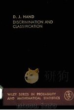 DISCRIMINATION AND CLASSIFICATION     PDF电子版封面    D.J.HAND 
