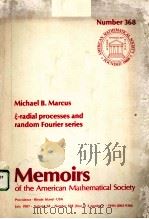 MEMOIRS OF THE AMERICAN MATHEMATICAL SOCIETY  NUMBER 368     PDF电子版封面    MICHAEL B.MARCUS 