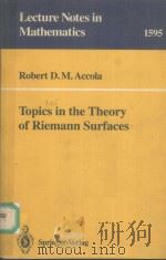 TOPICS IN THE THEORY OF RIEMANN SURFACES（ PDF版）