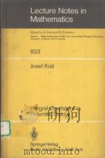 INTEGRAL OPERATORS IN POTENTIAL THEORY   1980  PDF电子版封面  3540102272  JOSEF KRAL 