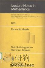 DIRICHLET INTEGRALS ON HARMONIC SPACES   1980  PDF电子版封面  3540099956   