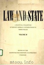 LAW AND STATE  VOLUME 39（ PDF版）