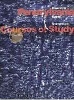 UNIVERSITY OF PENNSYLVANIA BULLETIN UNDERGRADUATE COURSES OF STUDY 1979-1980     PDF电子版封面     