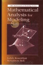 MATHEMATICAL ANALYSIS FOR MODELING     PDF电子版封面  0849383374   