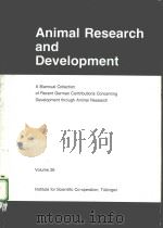 ANIMAL RESEARCH AND DEVELOPMENT  VOLUME 26（ PDF版）