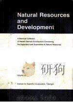 NATURAL RESOURCES AND DEVELOPMENT  VOLUME 25     PDF电子版封面     