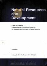 NATURAL RESOURCES AND DEVELOPMENT  VOLUME 26（ PDF版）