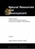 NATURAL RESOURCES AND DEVELOPMENT  VOLUME 29     PDF电子版封面     