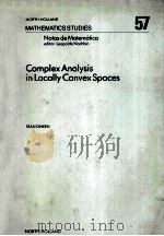 COMPLEX ANALYSIS IN LOCALLY CONVEX SPACES（ PDF版）