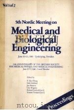 PROCEEDINGS 5TH NORDIC MEETTING ON MEDICAL AND BIOLOGICAL ENGINEERING  VOL 1 OF 2     PDF电子版封面     