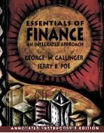 ESSENTIALS OF FINANCE AN INTERATED APPROACH（ PDF版）