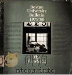 BOSTON UNIVERSITY BULLETIN 1979/80     PDF电子版封面     
