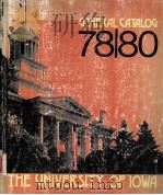 THE UNIVERSITY OF LOWA GENERAL CATALOG 1978-80（ PDF版）