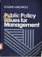 PUBLIC POLICY ISSUES FOR MANAGEMENT（ PDF版）