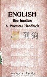 ENGLISH：THE BASICS A PRACTICAL HANDBOOK     PDF电子版封面  9971638010   