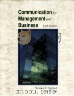 COMMUNICATION FOR MANAGEMENT AND BUSINESS  FIFTH EDITION（ PDF版）