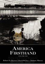 AMERICA FIRSTHAND  SIXTH EDITION     PDF电子版封面  0312403615  ROBERT D.MARCUS著 