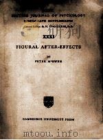 FIGURAL AFTER-EFFECTS   1958  PDF电子版封面    PETER MCEWEN 