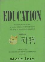 EDUCATION  VOLUME 35   1987  PDF电子版封面     