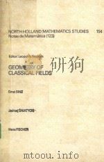 GEOMETRY OF CLASSICAL FIELDS（ PDF版）