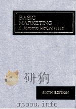 BASIC MARKETING：A MANAGERIAL APPROACH  SIXTH EDITION（1978 PDF版）