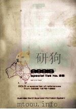 aesis special list no.2B GOLD:a special list of references from AESIS 1976-1982     PDF电子版封面     
