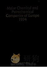 Major Chemical and Petrochemical Companies of Europe 1994（ PDF版）