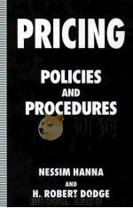 PRICING Policies and Procedures   1995  PDF电子版封面  033361125x   