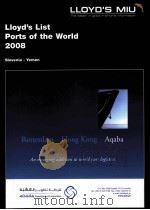 Lloyd's List Ports of the World 2008 Slovennia-Yemen     PDF电子版封面  9781843116905   
