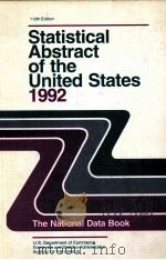 Statistical Abstract of the United States 1992（ PDF版）