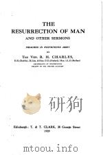 THE RESURRECTION OF MAN AND OTHER SERMONS（1929 PDF版）