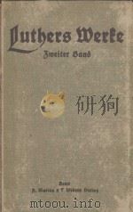 LUTHERS WERKE ZWEITER BAND   1925  PDF电子版封面    OTTO CLEMEN 