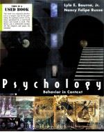 PSYCHOLOGY  BEHAVIOR IN CONTEXT     PDF电子版封面    LYLE E.BOURNE  NANCY FELIPE RU 