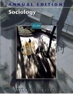 SOCIOLOGY  03\04  THIRTY-SECOND EDITION     PDF电子版封面  0072838671   