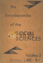 ENCYCLOPAEDIA OF THE SOCIAL SCIENCES VOLUME TWO（1930 PDF版）
