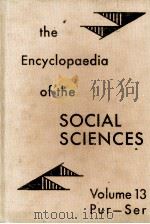 ENCYCLOPAEDIA OF THE SOCIAL SCIENCES VOLUME THIRTEEN（1934 PDF版）