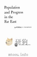 POPULATION AND PROGRESS IN THE FAR EAST（1959 PDF版）