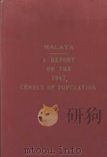 A REPORT ON THE 1947 CENSUS OF POPULATION     PDF电子版封面    M.V.DEL TUFO 
