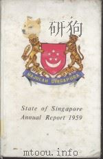 STATE OF SINGAPORE ANNUAL REPORT 1959（1961 PDF版）