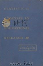 STATISTICAL ANALYSIS IN EDUCATIONAL RESEARCH（1940 PDF版）